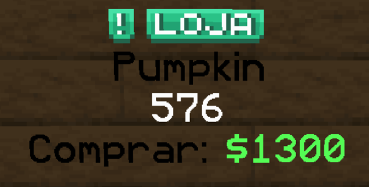 Placa de loja configurada
